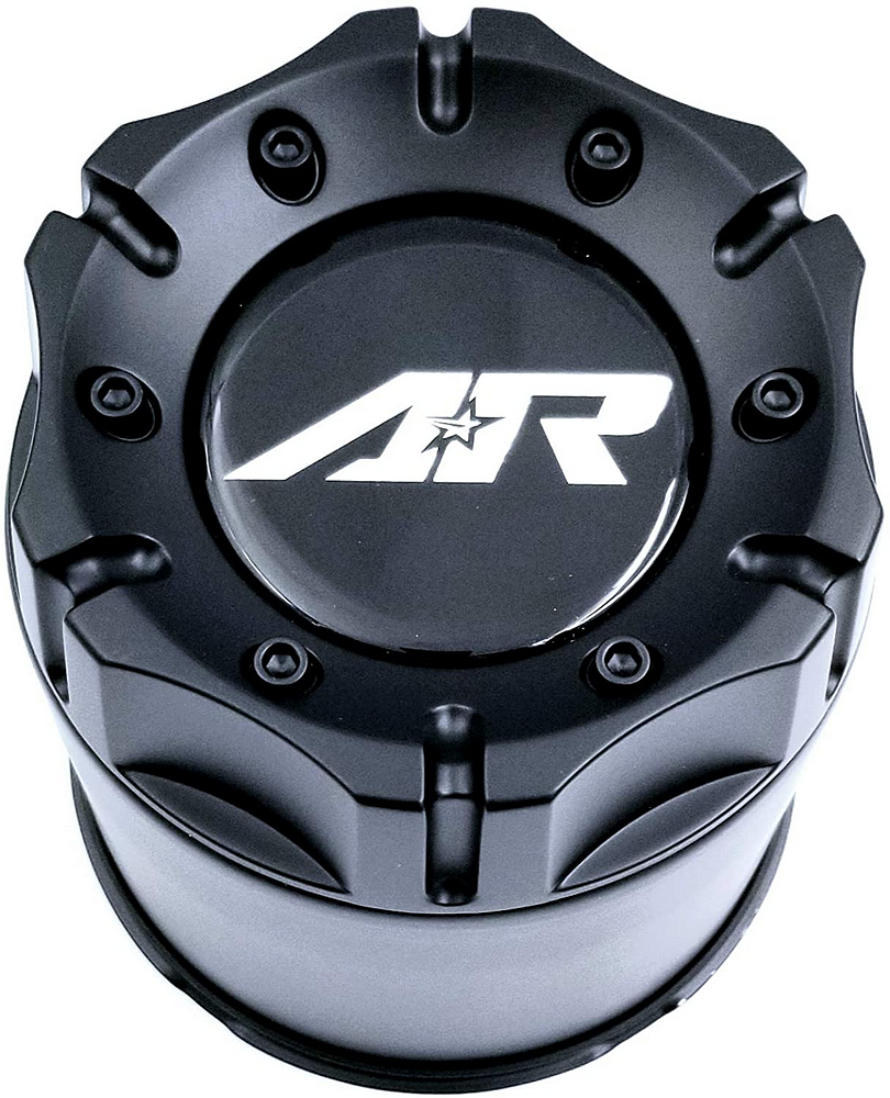 American Racing AR Cap 4.41'' 5X150 PCD Satin Black Push-Thru
