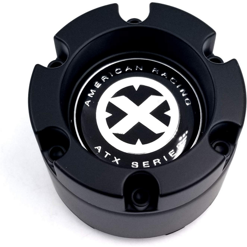 ATX Black Cap Style B Small 5 Lug Design