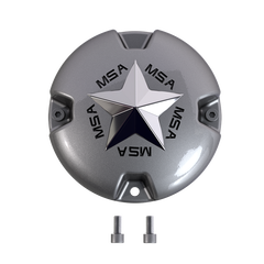 MSA Offroad Wheels Chrome MSA Star Bolton Chrome Star Center Cap - Silver
