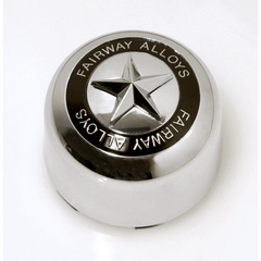 Fairway Alloys Star Cap Pop-In Style Chrome