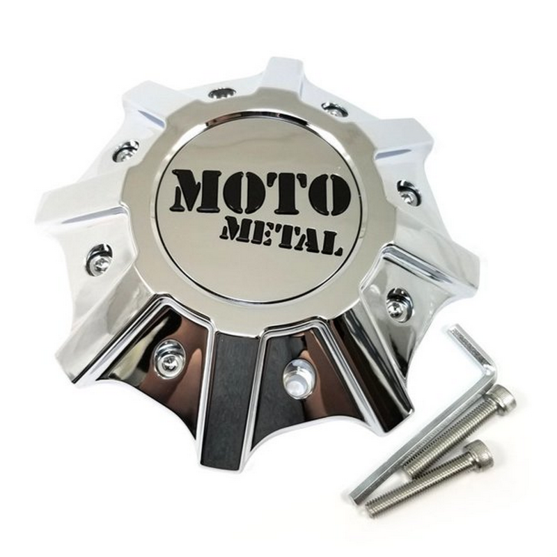 Moto Metal Chrome Moto Cap (Excl 20X9 +18)