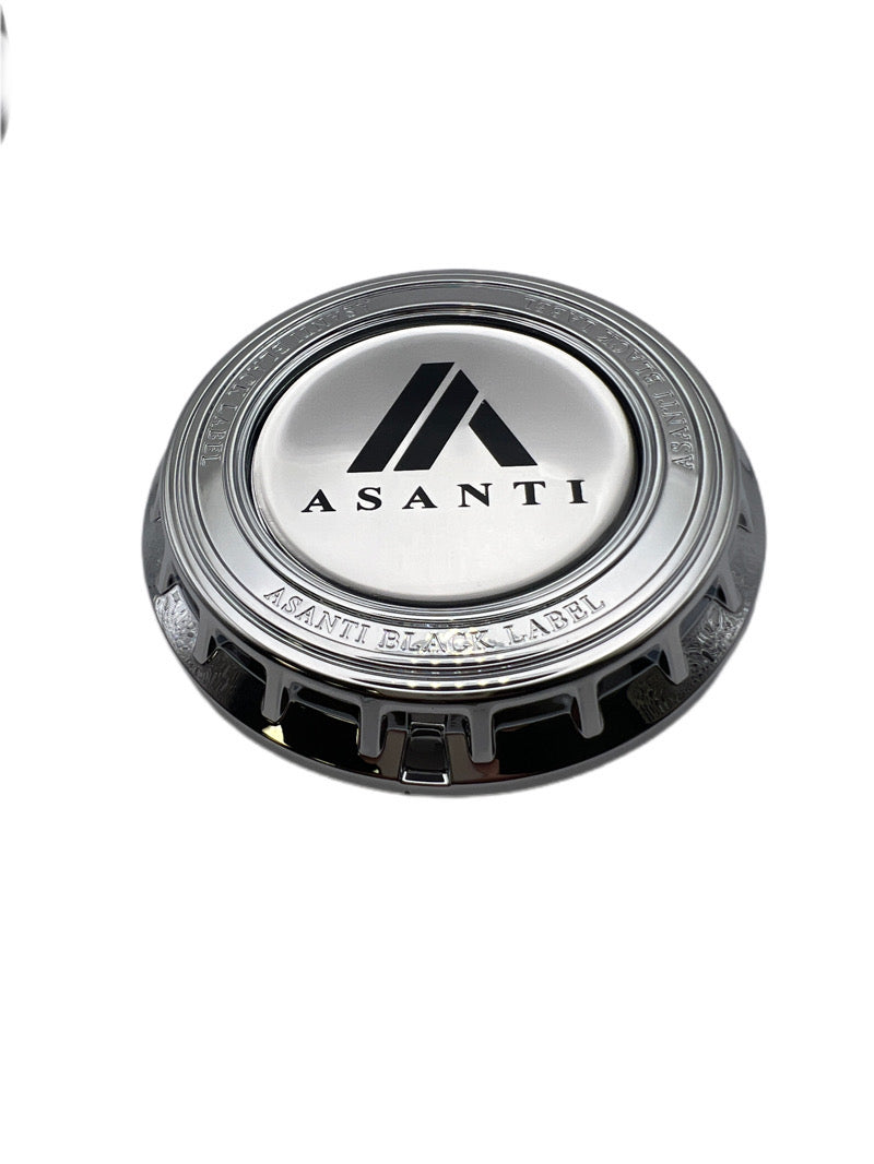 Asanti Floater Cap Chrome (Chrome/Black)