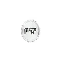Niche 2.70" Chrome with Black Logo Flat Cap