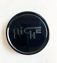 Niche 2.95" Gloss Black with Matte Logo Flat Cap