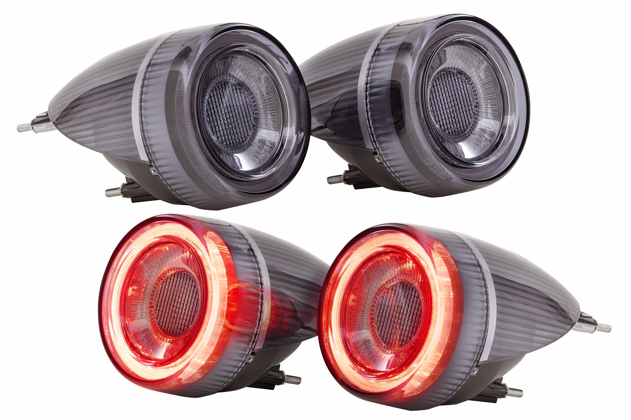 Morimoto XB LED Smoked Tail Lights for Ferrari F430, 2004-2009