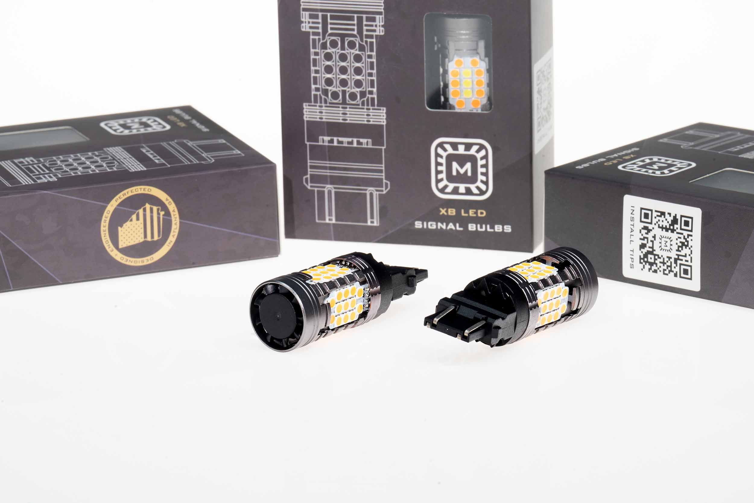 Morimoto XB 3157 3156 Bulb Set Amber