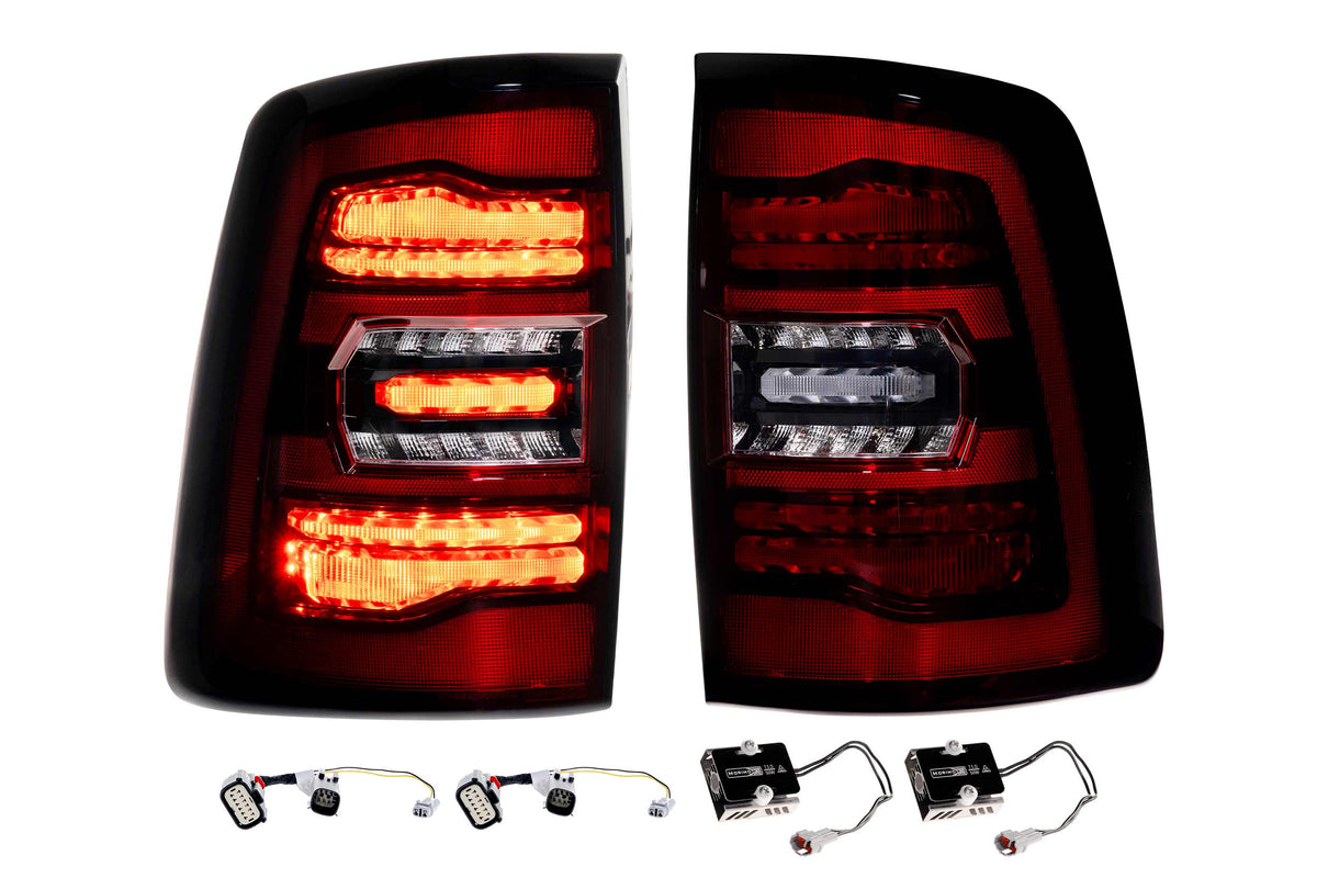 Morimoto XB LED Tail Lights Red Set for RAM HD 2019+