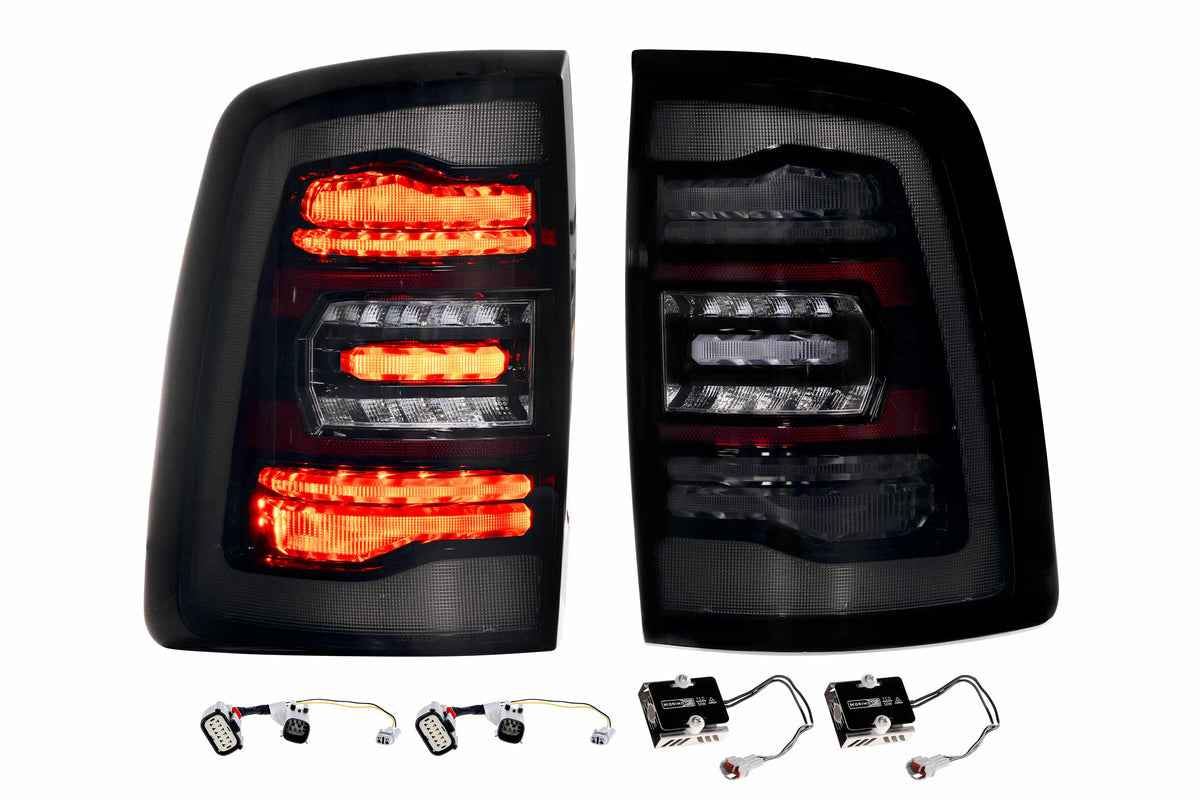 Morimoto XB LED Tail Lights Smoked Set for RAM HD 2019+