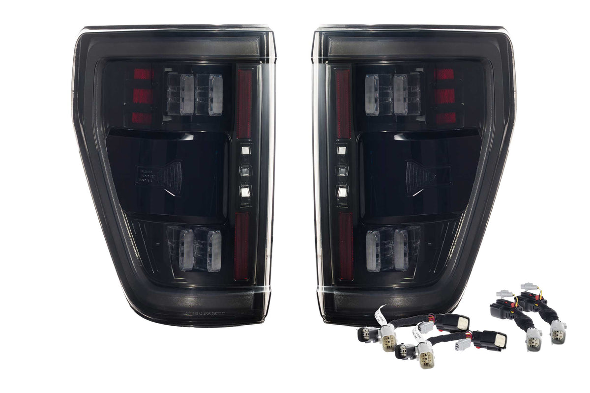 Morimoto XB LED Tail Lights Smoked Set for Ford F150 2021+