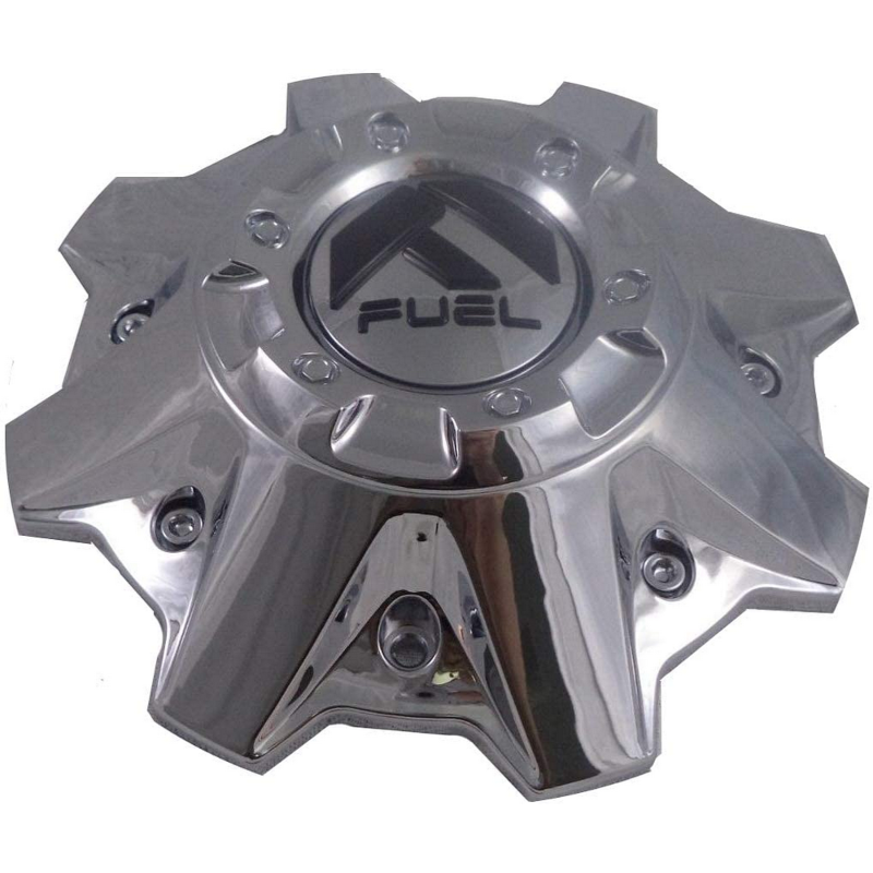 FUEL 8 LUG CHROME CAP (FLAT BOTTOM)