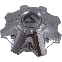 FUEL 8 LUG CHROME CAP (FLAT BOTTOM)