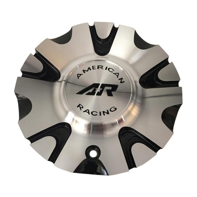 American Racing Aluminum Black Machined Cap for AR 897