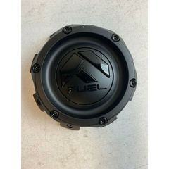 Fuel Matte Black with Gloss Black Bolt-On Hub Cap for 8X6.5/170 (1.72")