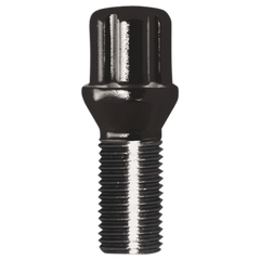 Gorilla Automotive SD Cone Lug Bolt 14-1.50 Black 25.4mm Bulk