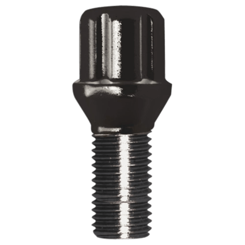 Gorilla Automotive Spline Lug Bolt 12-1.25 22mm Black Bulk