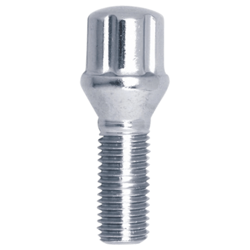 Gorilla Automotive Spline Lug Bolt 12-1.25 28mm Chrome Bulk