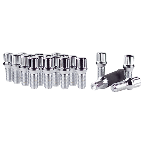 Gorilla Automotive Spline Lug Bolt 14-1.25 27mm Chrome Bulk