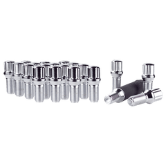 Gorilla Automotive Spline Lug Bolt 14-1.25 27mm Chrome Bulk