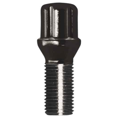 Gorilla Automotive Spline Black Lug Bolt 14-1.25 27mm Bulk