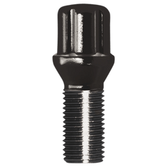 Gorilla Automotive Spline Black Lug Bolt 14-1.25 27mm Bulk