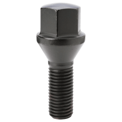 Gorilla Automotive Cone Bolt 12x1.50 28mm Black (Bulk Pack)