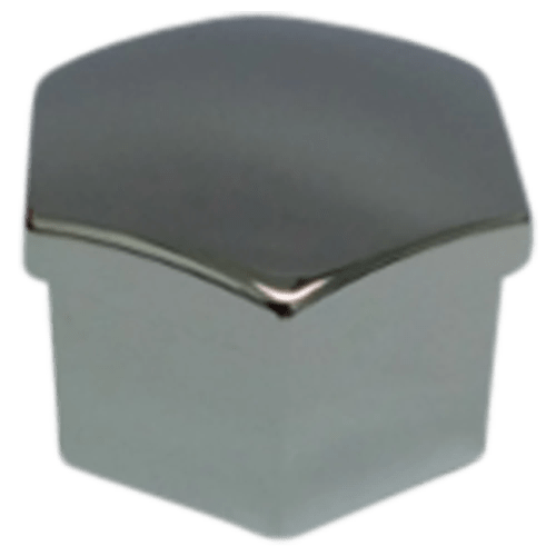 Gorilla Automotive 17mm Hex Bolt Cap Set Chrome Clamshell Pack