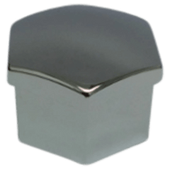 Gorilla Automotive 17mm Hex Bolt Cap Set Chrome Clamshell Pack