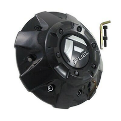 Fuel Gloss Black Avenger Hub Cap for 8 Lug (1.75" Tall)