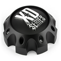 XDS Matte Black Hub Cap For 6X135 With Black Screws