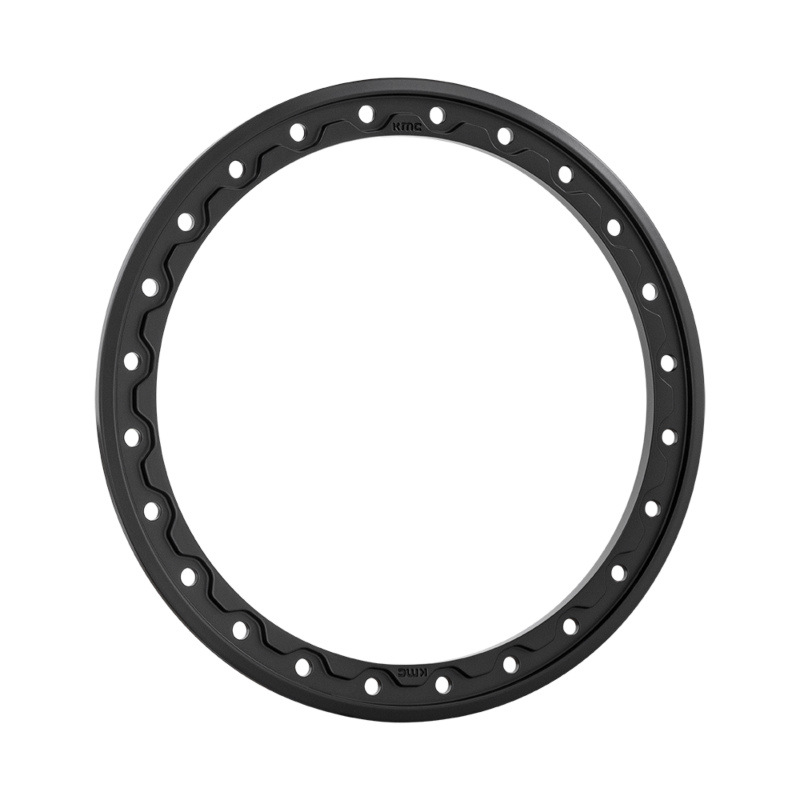 KMC Powersports 14" BEAD RING - SATIN BLACK KS