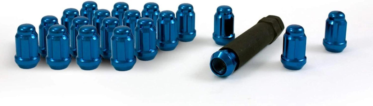 Gorilla Automotive 5-Lug SD Acorn 12x1.25 Wheel Installation Kit Blue