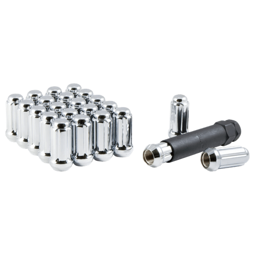 Gorilla Automotive SD Acorn XL Lug 1/2" Chrome Bulk