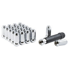 Gorilla Automotive SD Acorn XL Lug 1/2" Chrome Bulk