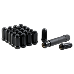 Gorilla Automotive SD Acorn XL Lug 1/2" Black Bulk