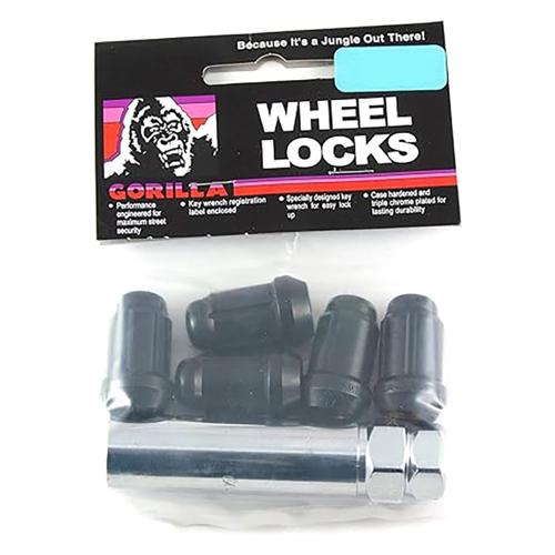 Gorilla Automotive SD Lock Acorn 1/2" Black 5PK Bag