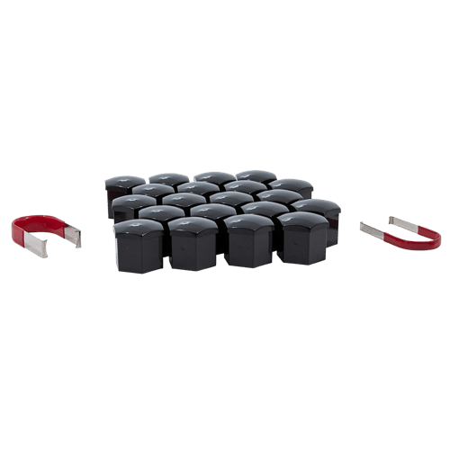 Gorilla Automotive 21mm Hex Cap Set Black Clamshell