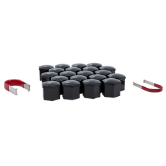 Gorilla Automotive 21mm Hex Cap Set Black Clamshell