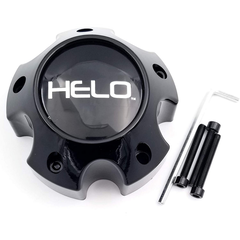 HELO Gloss Black Hub Cap For 5X4.5/120/5