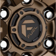 Fuel Snap-In Hub Cap Matte Black/Bronze for Large Bore (3.94")