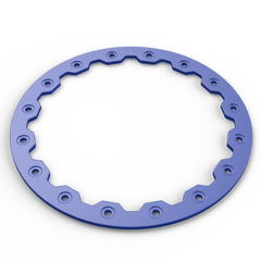 MSA Offroad Wheels 21 LOK REPLACEENT 15'' RING - BLUE M