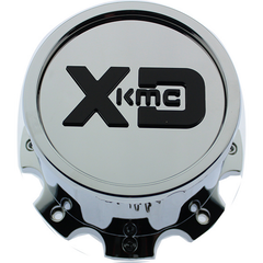 XDS Dually Rear Chrome With Gloss Black Logo Hub Cap For 8X200/210