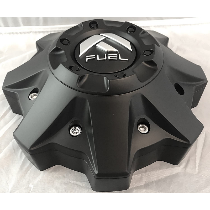 Fuel 8L Flat Bottom Chrome Hub Cap