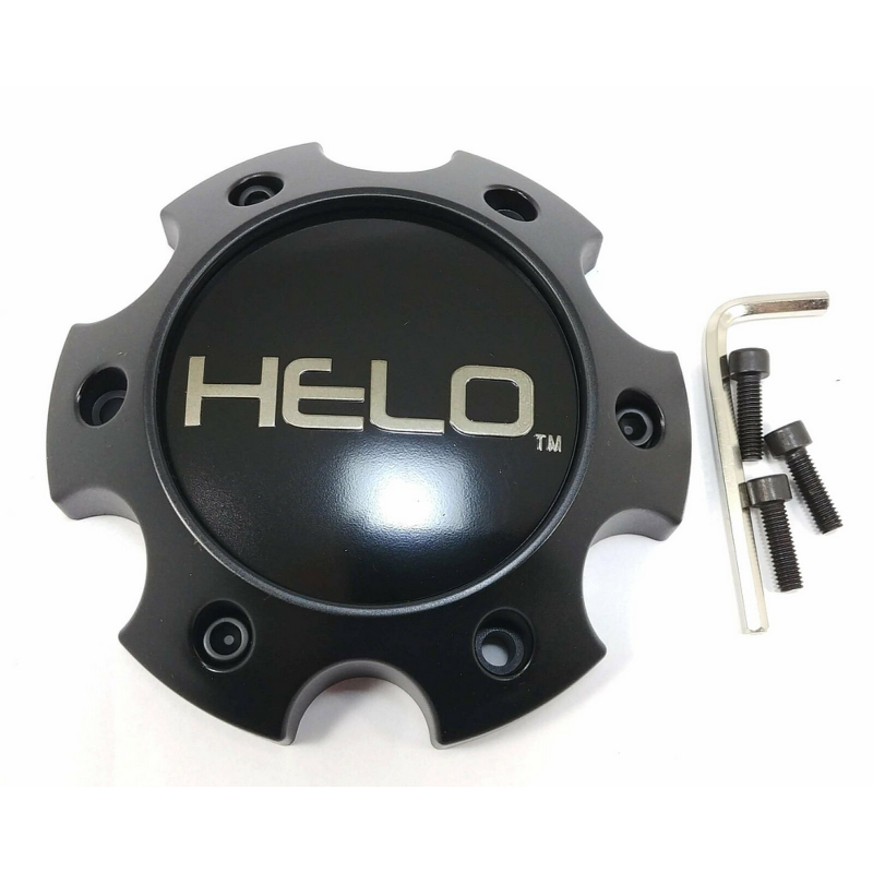 HELO Satin Black DTCC Hub Cap For 6X135