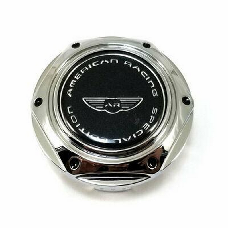 American Racing AR105M/AR605MS/AR690 Chrome Center Cap with AR Logo
