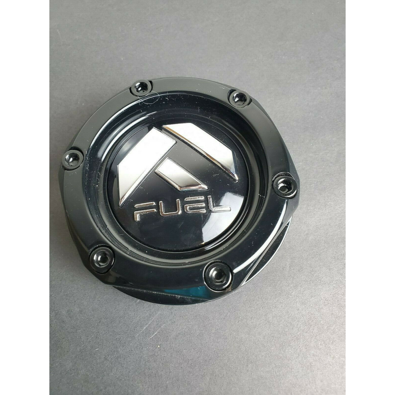 Fuel Gloss Black Short Snap-In Hub Cap for 5x135 and 6x135