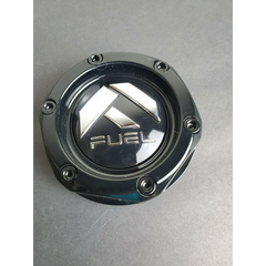 Fuel Gloss Black Short Snap-In Hub Cap for 5x135 and 6x135