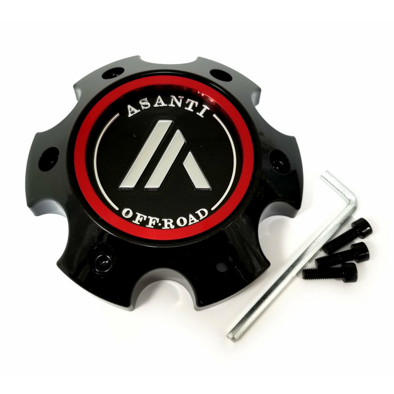 Asanti Offroad Gloss Black Hub Cap for 6X135 H34
