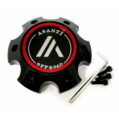 Asanti Offroad Gloss Black Hub Cap for 6X135 H34
