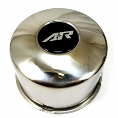 American Racing 5.15" Stainless Short New AR Logo Push-Thru Cap