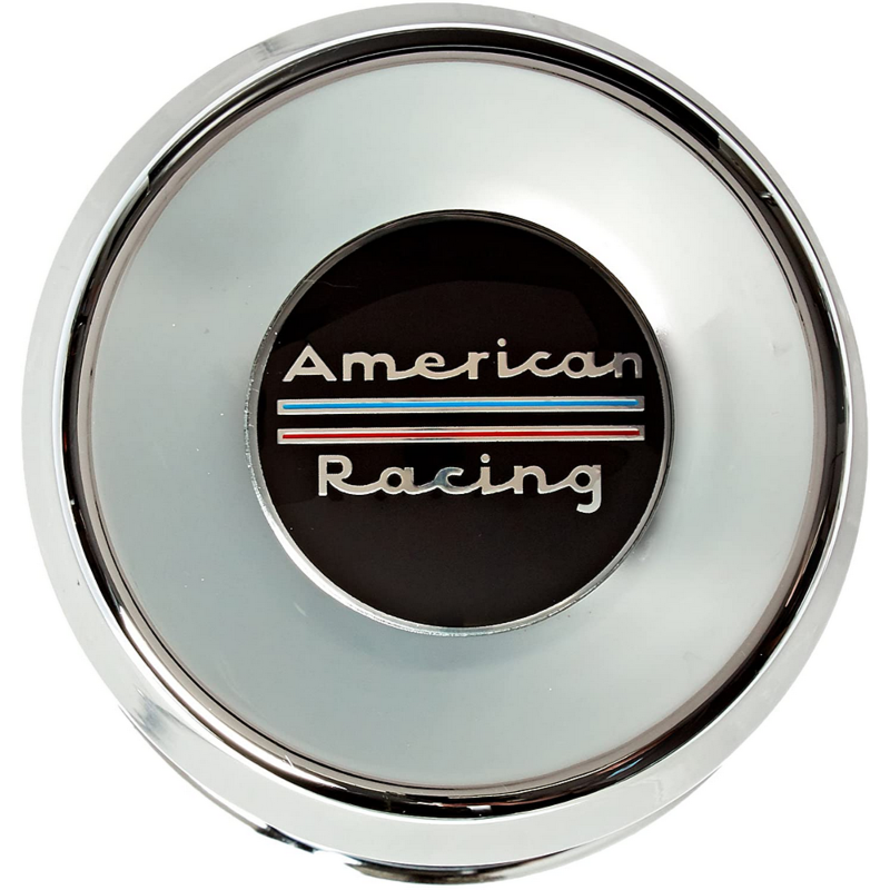 American Racing AR CAP 4.25'' CHROME PUSH THRU